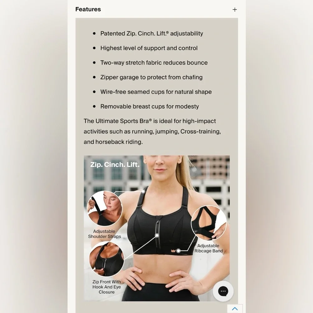 SHEFIT “Ultimate” High Impact Sports Bra - Picture 6 of 14